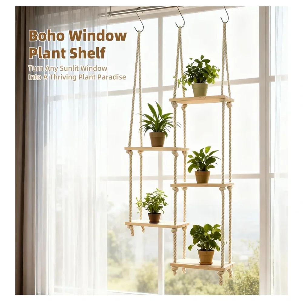 Window Plant Shelves for Indoor Plants